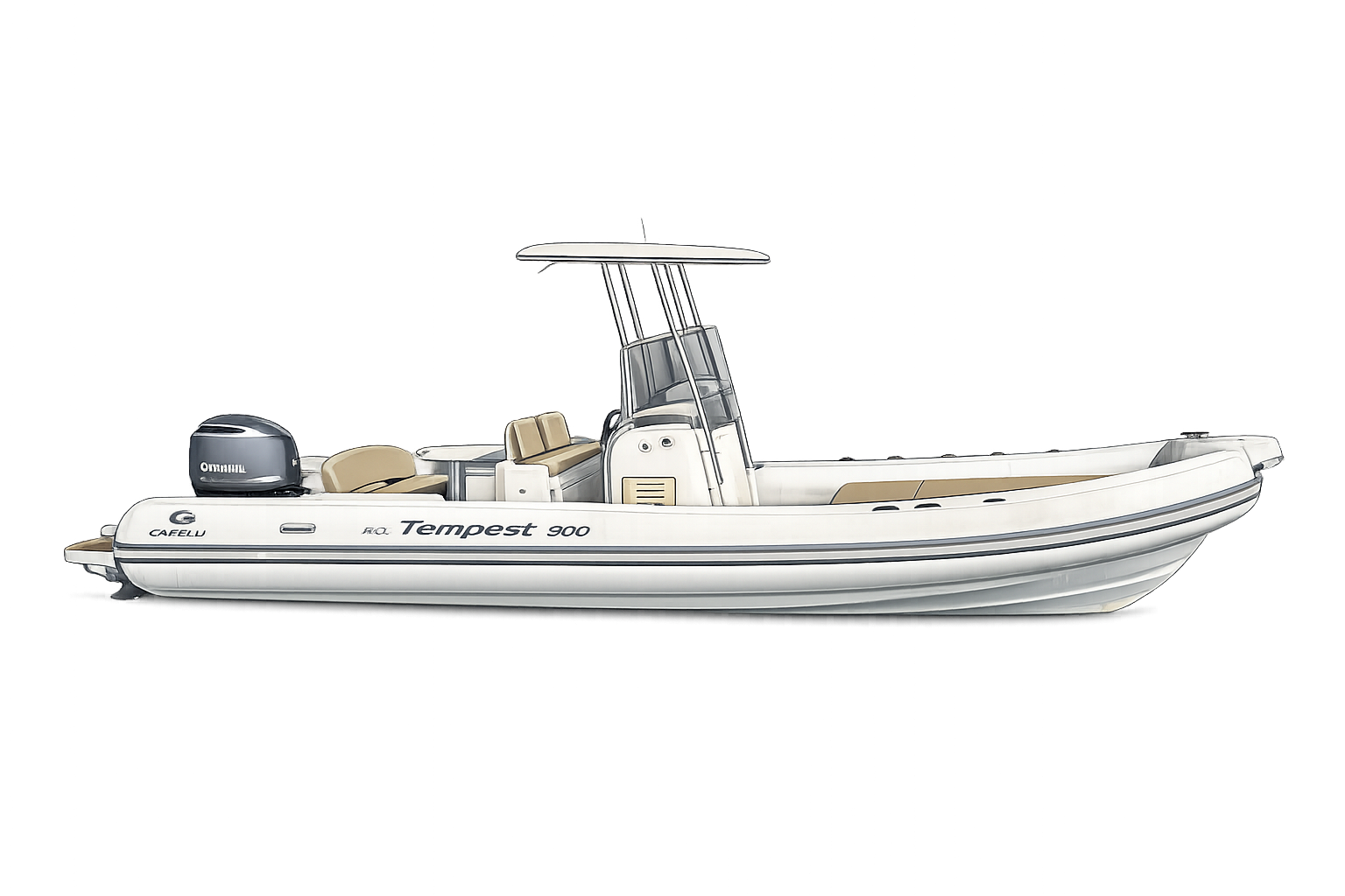 Tempest 900 Capelli Noleggio Gommoni Cannigione